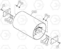 87024 Drum Installation DD136HF S/N 53593 -, Volvo Construction Equipment