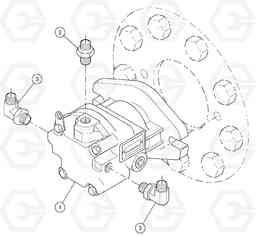 90159 Motor Assembly, Drum Drive DD136HF S/N 53593 -, Volvo Construction Equipment