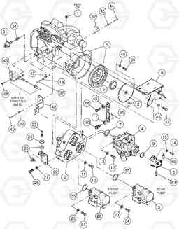 106005 Engine Installation DD136HF S/N 53593 -, Volvo Construction Equipment