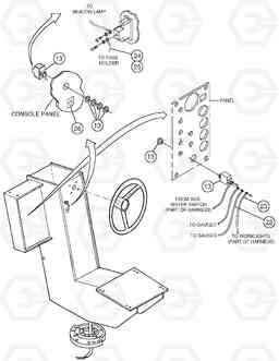 85355 Rotating Beacon Installation DD136HF S/N 53593 -, Volvo Construction Equipment