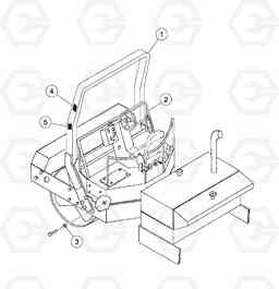 84321 Arch ROPS Installation DD126HF S/N 53537 -, Volvo Construction Equipment