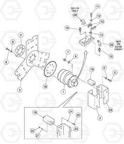 88434 Drive Motor DD126HF S/N 53537 -, Volvo Construction Equipment