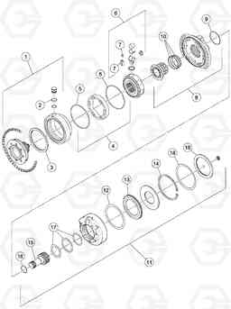 86503 Drive Motor DD126HF S/N 53537 -, Volvo Construction Equipment