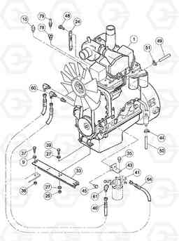 96369 Engine Installation DD126HF S/N 53537 -, Volvo Construction Equipment