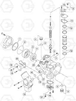 82294 Vibration Motor DD126HF S/N 53537 -, Volvo Construction Equipment