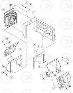 84934 Engine Cowling Installation DD126HF S/N 53537 -, Volvo Construction Equipment