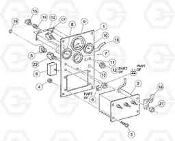 88260 Switch panel DD126HF S/N 53537 -, Volvo Construction Equipment