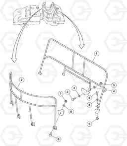 83435 Railing Installation DD126HF S/N 53537 -, Volvo Construction Equipment