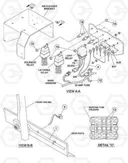 81858 HID/work light installation DD126HF S/N 53537 -, Volvo Construction Equipment