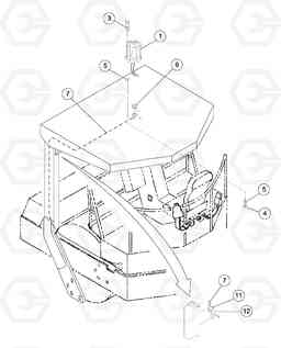 85924 Rotating Beacon Installation DD126HF S/N 53537 -, Volvo Construction Equipment