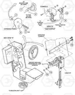 86791 Rotating Beacon Installation DD126HF S/N 53537 -, Volvo Construction Equipment