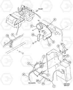 91242 Turn signal & flashing hazard light installation DD126HF S/N 53537 -, Volvo Construction Equipment