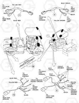 89643 HID/work light installation DD126HF S/N 53537 -, Volvo Construction Equipment