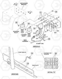 90872 HID/work light installation DD126HF S/N 53537 -, Volvo Construction Equipment