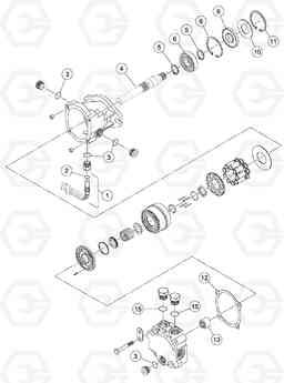 85911 Vibration Motor DD126HF S/N 53537 -, Volvo Construction Equipment