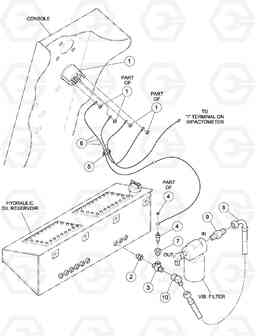 90504 Hydraulic Oil Temperature Gauge Installation DD126HF S/N 53537 -, Volvo Construction Equipment