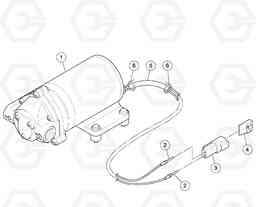 88007 Pump and Water Hose Assembly DD126HF S/N 53537 -, Volvo Construction Equipment