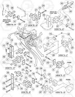 90617 Vibration Hoses Installation DD126HF S/N 53537 -, Volvo Construction Equipment