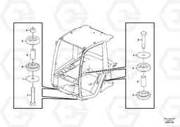 39995 Cab mounting block L25F, Volvo Construction Equipment