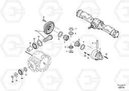 101618 Differential carrier - assy rear axle L20B TYPE 170 SER NO 0500 -, Volvo Construction Equipment