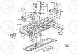 87366 Cylinder head EC360B SER NO INT 12152- EU&NA 80001-, Volvo Construction Equipment