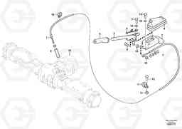 38949 Hand brake L20F, Volvo Construction Equipment