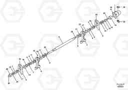94959 Tamper drive shaft for extendable screed VB 78 ETC ATT. SCREED 2,5 - 9,0 M ABG5820/6820/7820/7820B, Volvo Construction Equipment