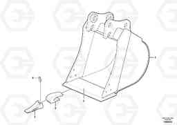 77776 Bucket ATTACHMENTS ATT. COMPACT EXCAVATORS BUCKET&HAMMER, Volvo Construction Equipment