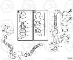 50222 Prefilter - Oil bath air filter L25F, Volvo Construction Equipment