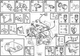 106263 Cable harness, engine ECU A30E, Volvo Construction Equipment