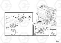 57175 Fuel filter - Feed pump L20F, Volvo Construction Equipment