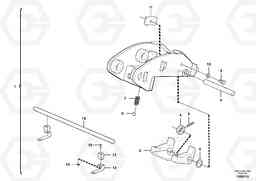 87266 Tool holder / mechanical control ECR48C, Volvo Construction Equipment