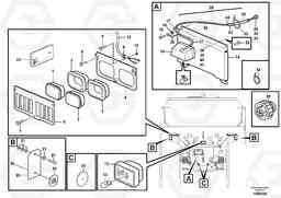 97590 Lighting, rear A40E FS FULL SUSPENSION, Volvo Construction Equipment