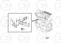 62255 Exhaust manifold L20F, Volvo Construction Equipment
