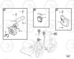 88178 Work lights L25F, Volvo Construction Equipment