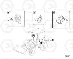 70735 Wall socket for trailer L25F, Volvo Construction Equipment