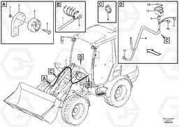 96265 Electrical preparation for sweeper L25F, Volvo Construction Equipment