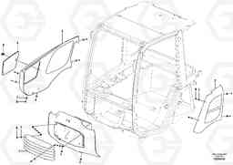 73344 Cab frame L25F, Volvo Construction Equipment