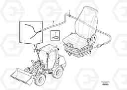 47097 Heater for seat L25F, Volvo Construction Equipment