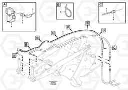 70738 Cable harness, attachmentbracket. L25F, Volvo Construction Equipment