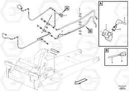 62925 Cable harness, attachmentbracket. L25F, Volvo Construction Equipment