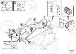 43166 Lines to attachment mounting plate L25F, Volvo Construction Equipment