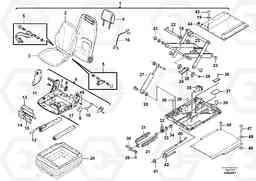 73940 Driver's seat L25F, Volvo Construction Equipment
