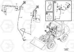 92004 Cable harness, electr. heated rear-view mirror L20F, Volvo Construction Equipment