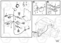 91991 Cable harness, air conditioning. L25F, Volvo Construction Equipment