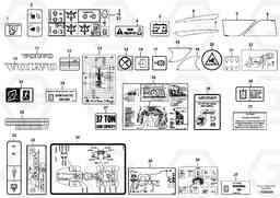 100440 Illustrations of sign plates and decals A35E FS FULL SUSPENSION, Volvo Construction Equipment