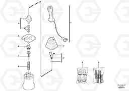 78794 Control lever : boom / bucket ( right ) EC15C, Volvo Construction Equipment