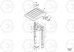 88280 Sunshade Assembly SD110C/SD110, Volvo Construction Equipment