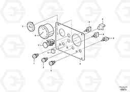 83127 Instrument panel, right SD110C/SD110, Volvo Construction Equipment