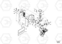 91330 Air cleaner installation SD110C/SD110, Volvo Construction Equipment